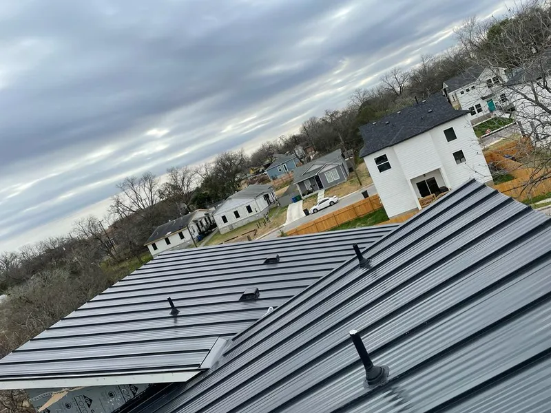 Standing seam metal roof panels with vents for Skylight Repair in Boonton